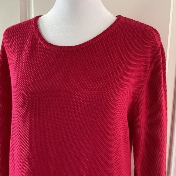 Chico’s small sweater pink lightweight scoop neckline - Picture 3 of 14
